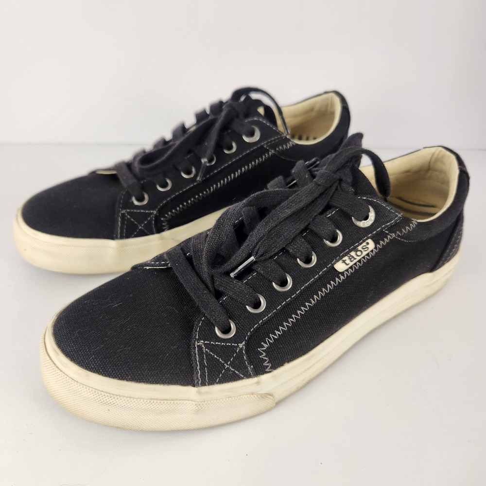 Taos Women's Casual Lace-up Comfy Sneakers Black Size 9.5